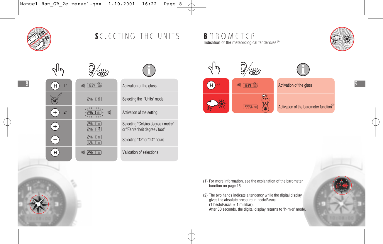 Page 5 of 12 - Hamilton-Watch Hamilton-Watch-Multi-Touch-Watch-Users-Manual- Manuel Ham_GB_2e Manuel.qnx  Hamilton-watch-multi-touch-watch-users-manual