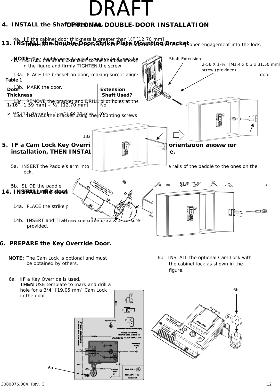 Hanchett Entry Systems KKSR100PA Aperio Cabinet Lock (K100-622-PA2 ...