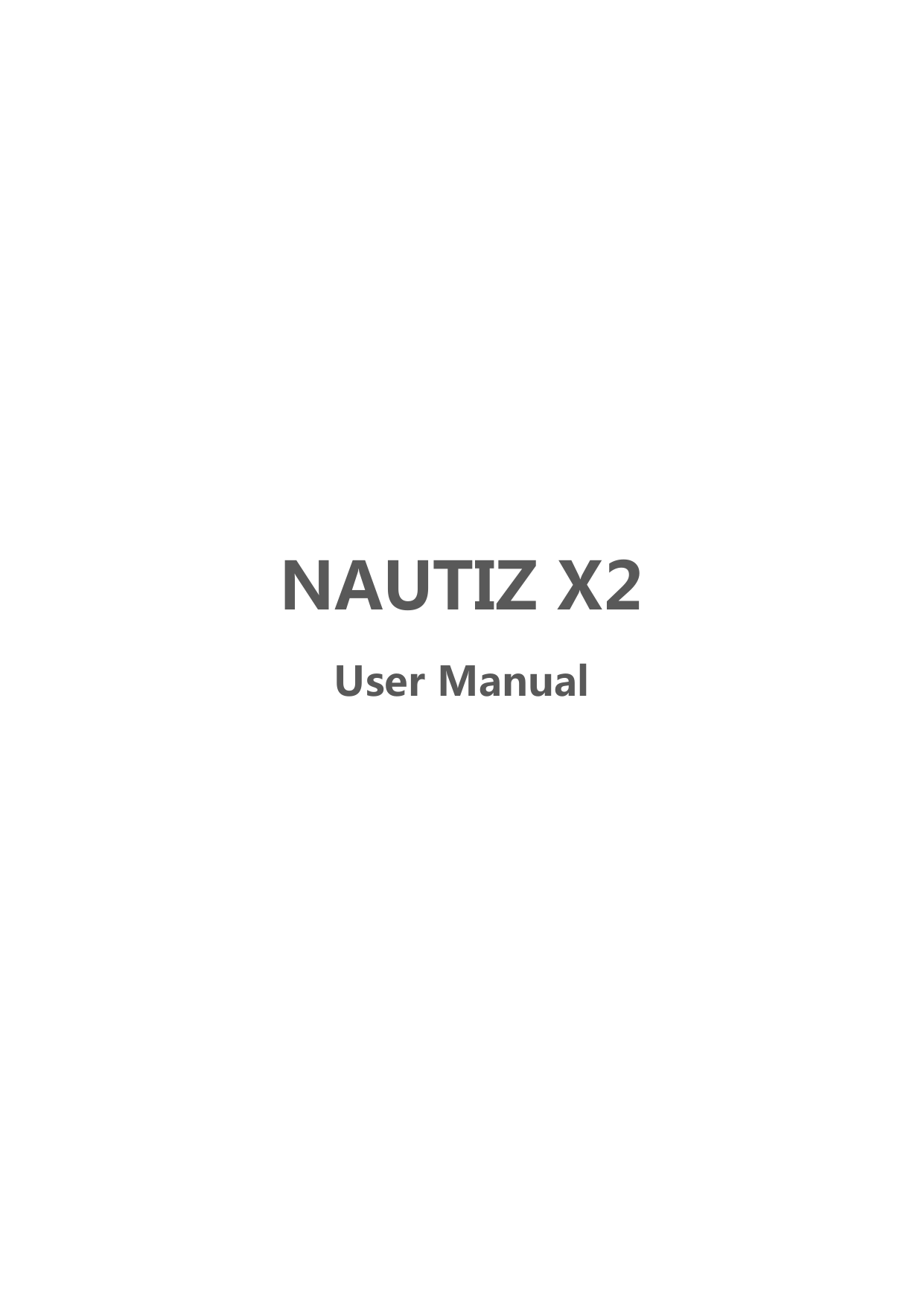  NAUTIZX2UserManual  