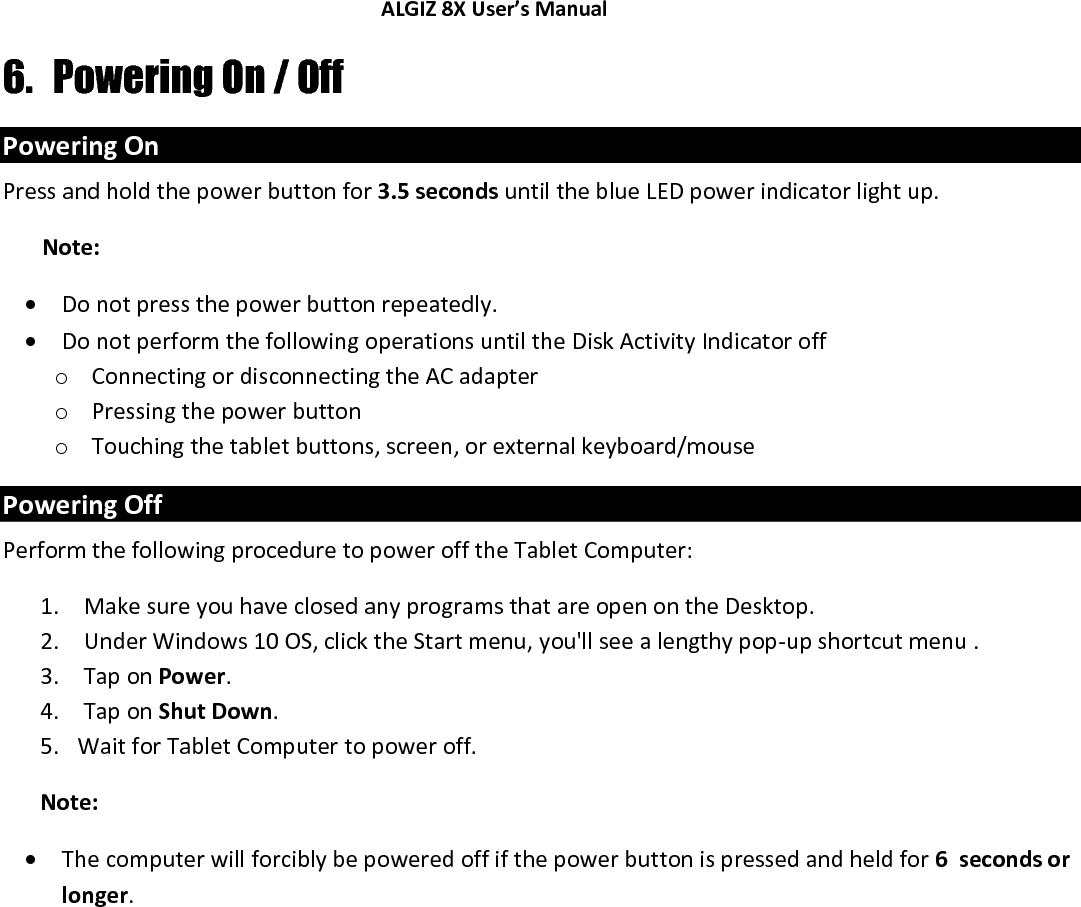 ALGIZ 8X User’s Manual           Chapter 3 Set up Windows for the First Time      