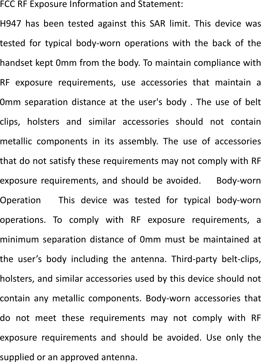Page 10 of Handheld Wireless Technology H947 Mobile Data Terminal User Manual 