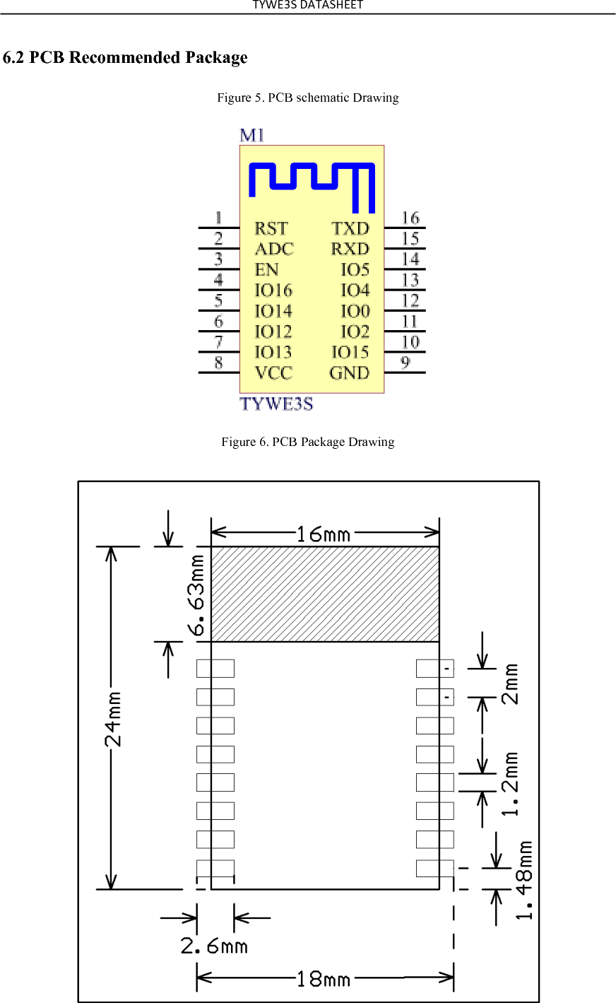 !&quot;#$%&amp;&apos;()!)&amp;*$$!&apos;6.2 PCB Recommended Package Figure 5. PCB schematic Drawing &apos; &apos;Figure 6. PCB Package Drawing &apos;&apos;