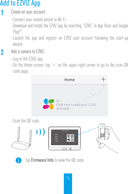 Page 16 of Hangzhou Ezviz Software CSDP1 Wire-free Smart Door Viewer User Manual