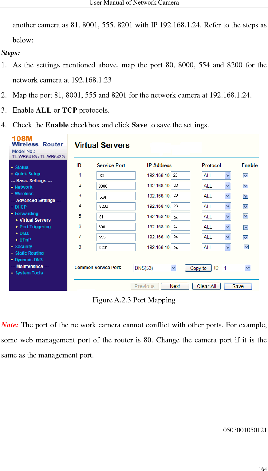 User Manual of Network Camera 165                          