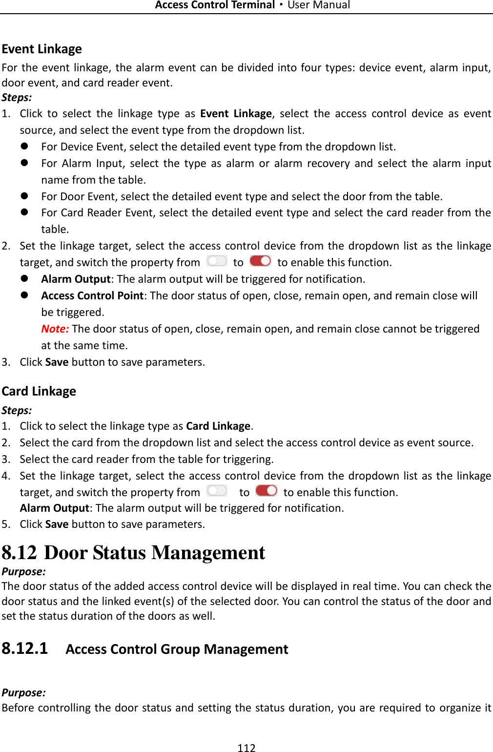 Page 121 of Hangzhou Hikvision Digital Technology K1T201EF Fingerprint Access Control Terminal/Standalone Access Control Terminal User Manual 
