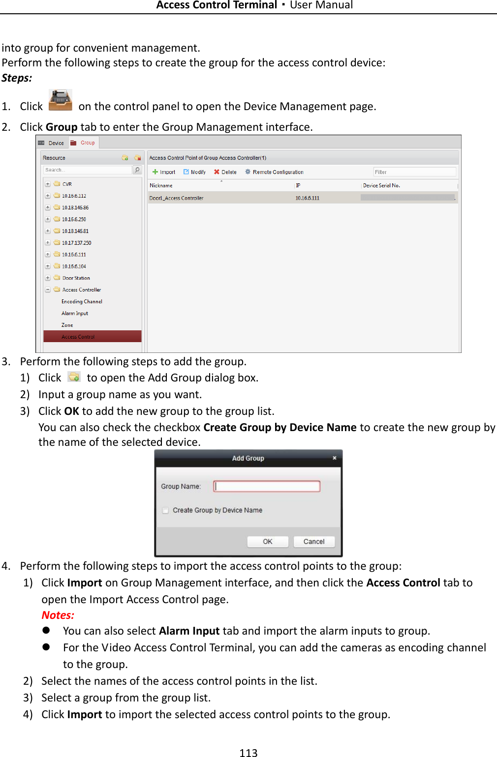 Page 122 of Hangzhou Hikvision Digital Technology K1T201MF Fingerprint Access Control Terminal/Standalone Access Control Terminal User Manual 