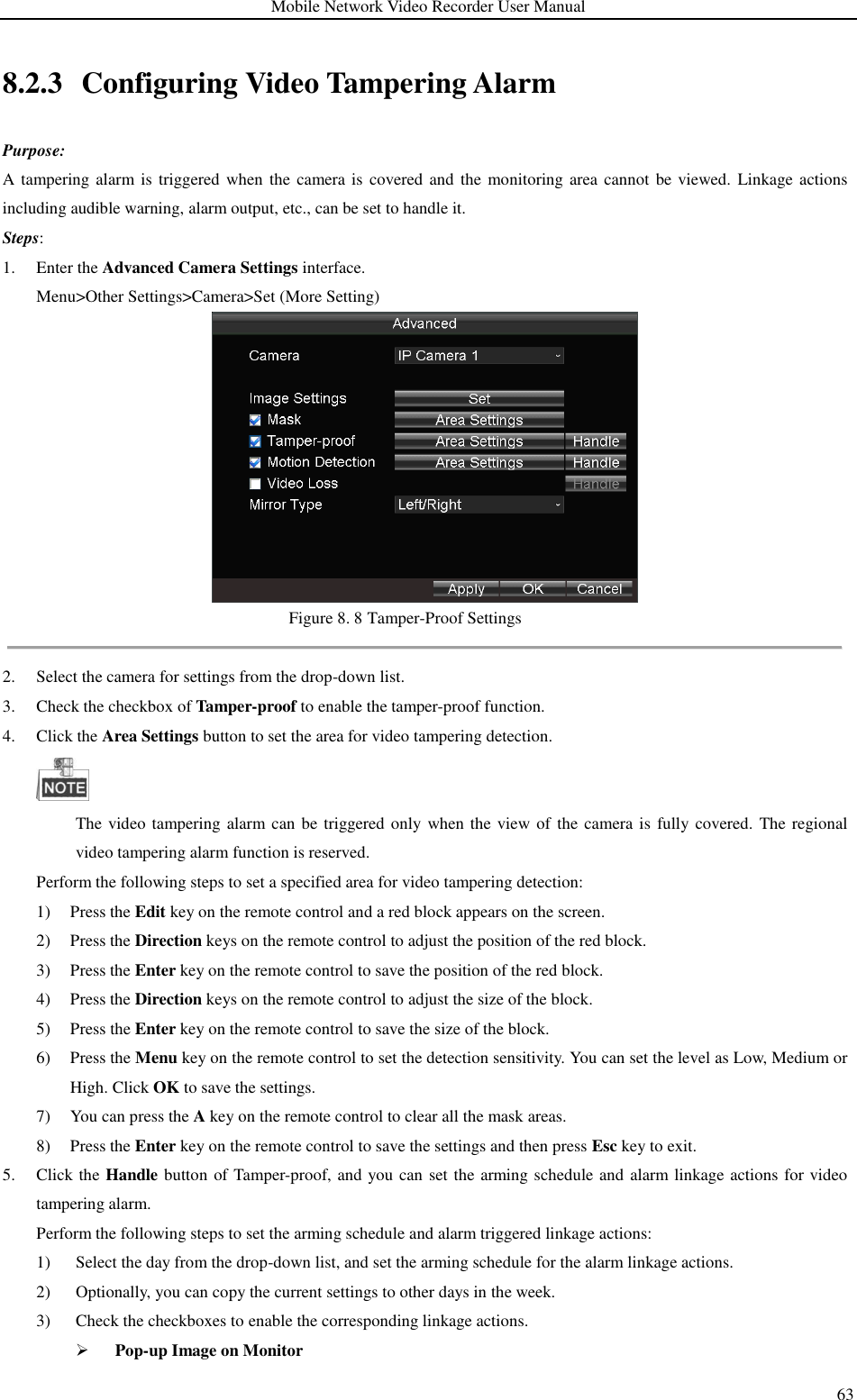 Page 64 of Hangzhou Hikvision Digital Technology M55XXHN Mobile Digital Video Recorder User Manual 