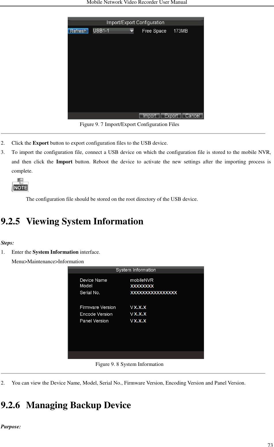 Page 74 of Hangzhou Hikvision Digital Technology M55XXHN Mobile Digital Video Recorder User Manual 