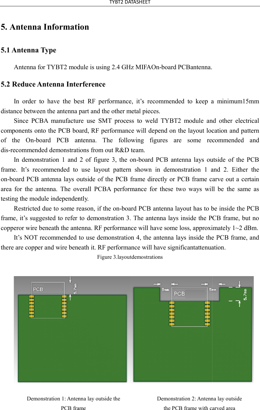 Page 7 of Hangzhou Tuya Information Technology TYBT2 BLE Module User Manual TYBT2 EN V1x