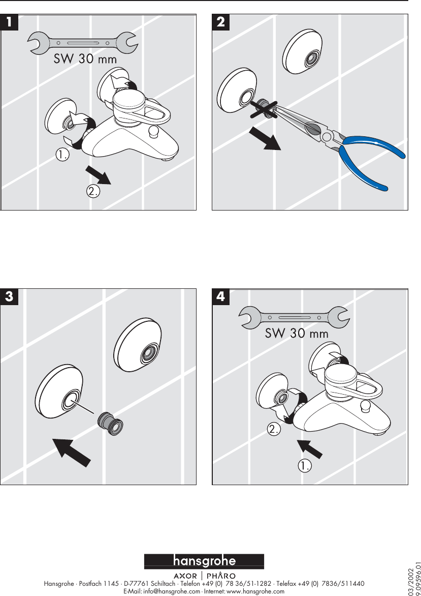 Hans Grohe Shower Mixer 96429000 Users Manual