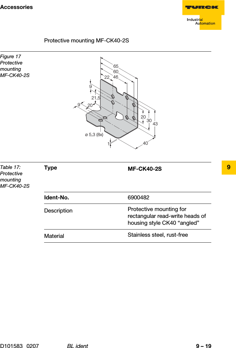 Page 191 of Hans Turck and KG TNCK40 HF- RFID read/write device User Manual 