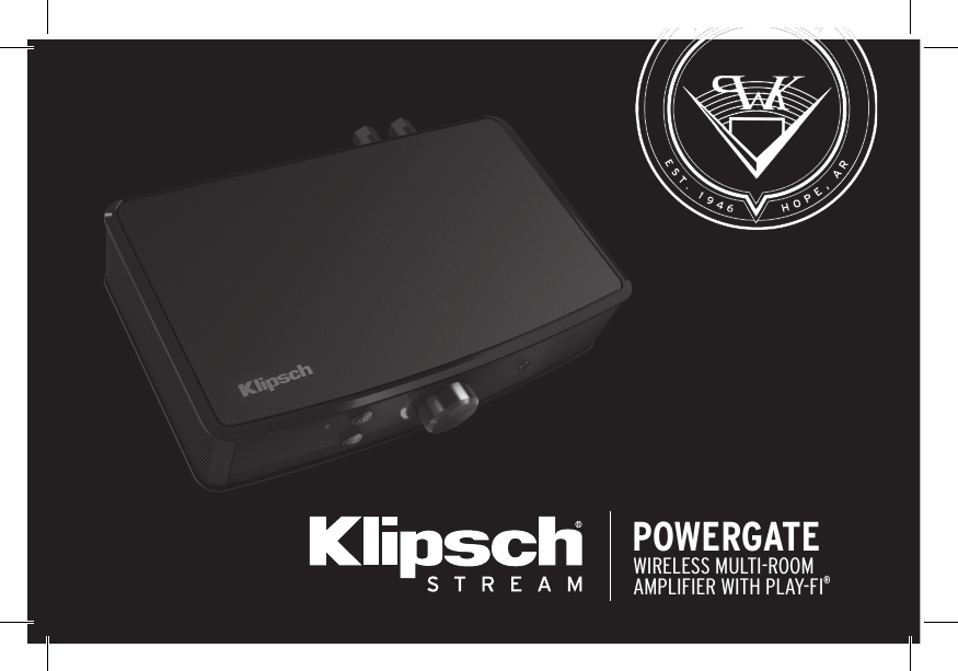 1POWERGATEWIRELESS MULTI-ROOMAMPLIFIER WITH PLAY-FI® 