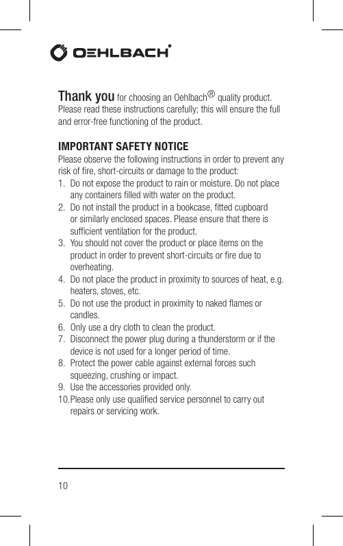Page 10 of Hansong HSPTC867 Bluetooth Low-latency Transceiver User Manual BTR 4 2 indd