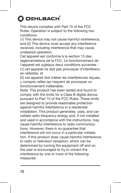 Page 70 of Hansong HSPTC867 Bluetooth Low-latency Transceiver User Manual BTR 4 2 indd