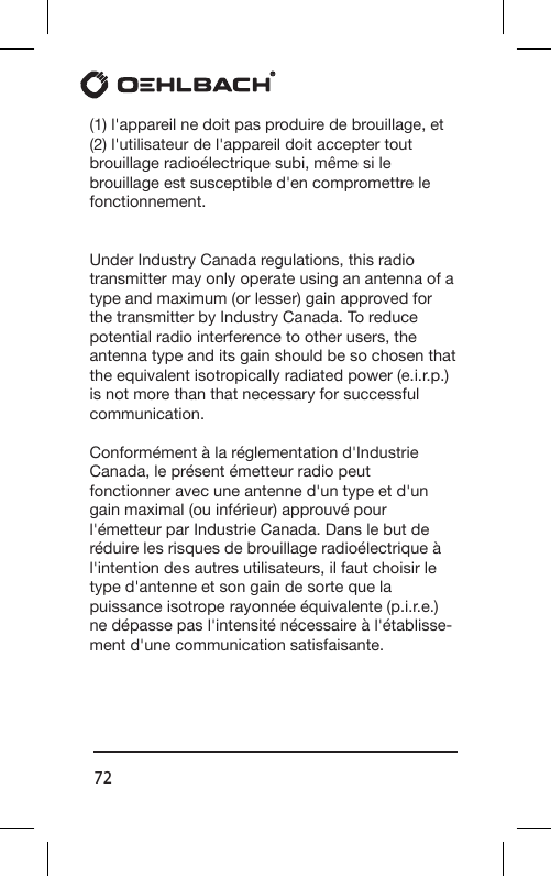 Page 72 of Hansong HSPTC867 Bluetooth Low-latency Transceiver User Manual BTR 4 2 indd