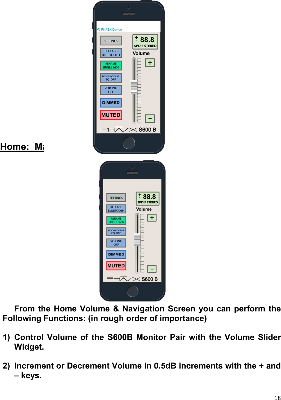 Page 18 of Hansong PXS600B Studio Monitor speaker, S600B User Manual 