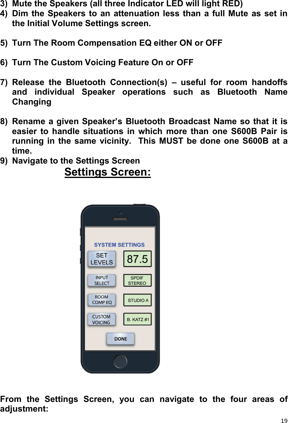 Page 19 of Hansong PXS600B Studio Monitor speaker, S600B User Manual 