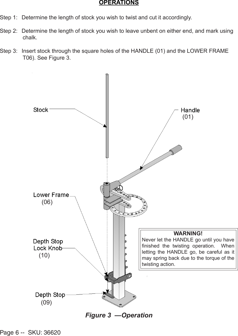 Page 6 of 8 - Harbor-Freight Harbor-Freight-1-2-In-Picket-Twister-Attachment-Product-Manual- Harbor-freight-1-2-in-picket-twister-attachment-product-manual