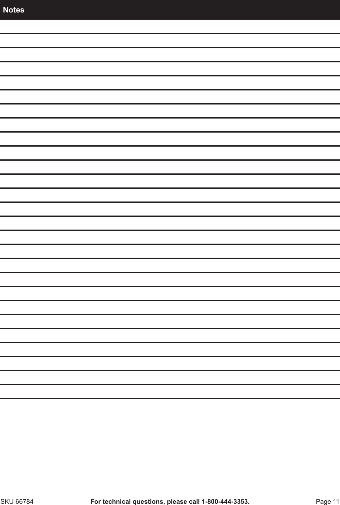 Page 11 of 12 - Harbor-Freight Harbor-Freight-12Volt-Diesel-Transfer-Pump-Product-Manual-  Harbor-freight-12volt-diesel-transfer-pump-product-manual