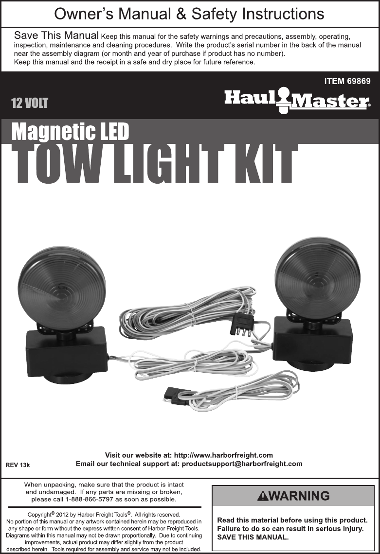 12 volt led lights harbor freight