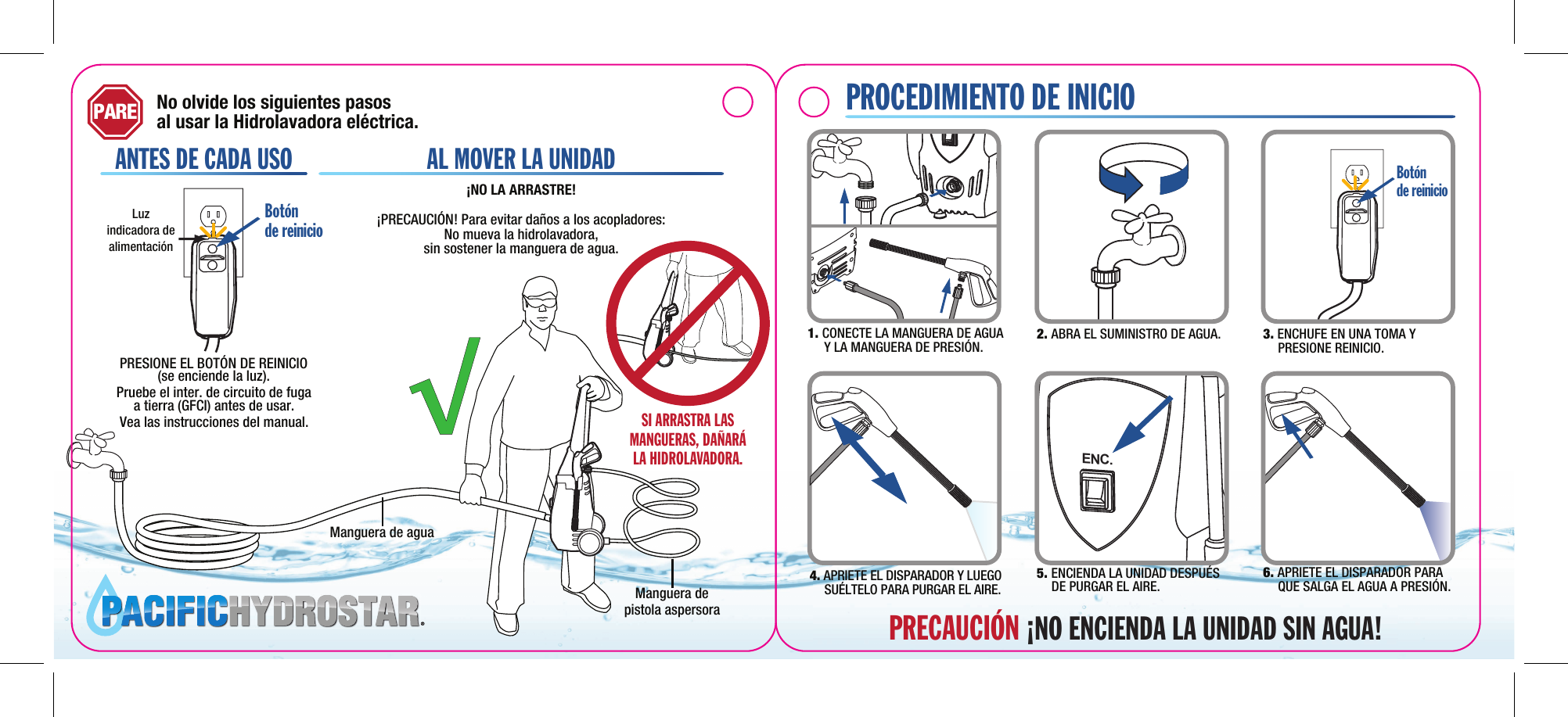 Page 4 of 4 - Harbor-Freight Harbor-Freight-1650-Psi-1-25-Gpm-Electric-Pressure-Washer-Quick-Start-Manual-  Harbor-freight-1650-psi-1-25-gpm-electric-pressure-washer-quick-start-manual