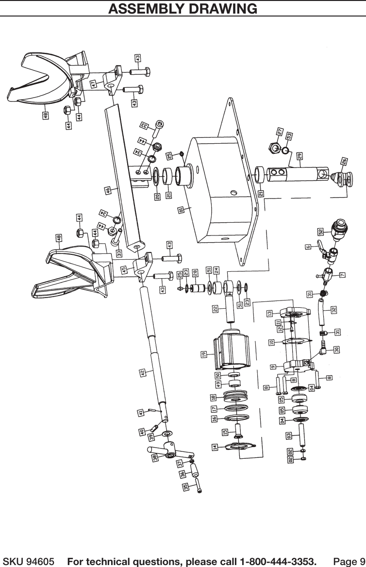 Page 9 of 10 - Harbor-Freight Harbor-Freight-1-Gal-Air-Paint-Shaker-Product-Manual-  Harbor-freight-1-gal-air-paint-shaker-product-manual