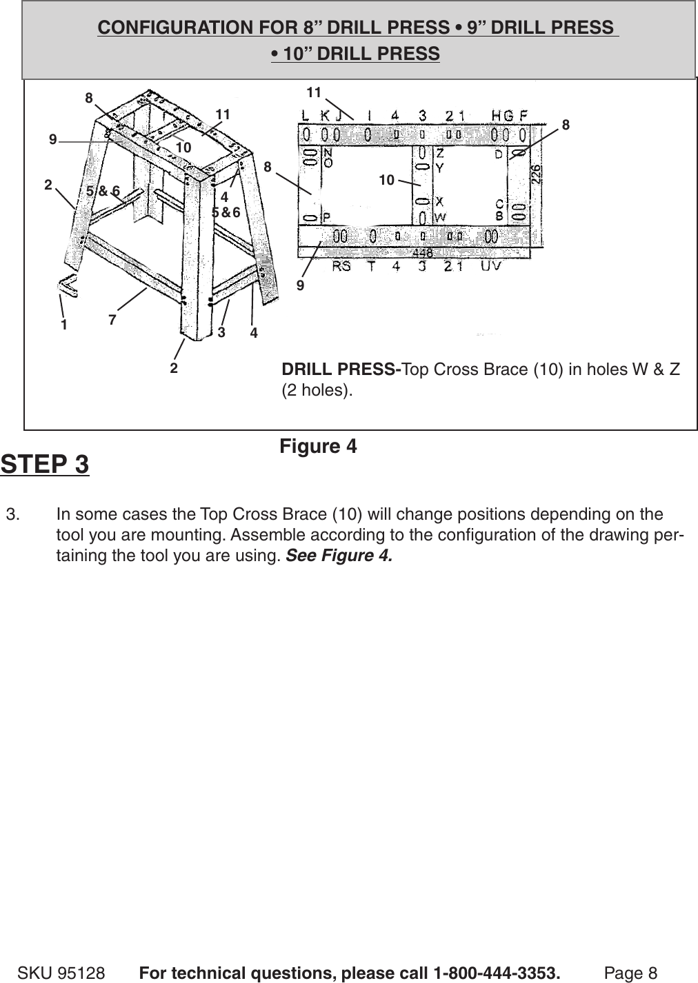 Page 8 of 11 - Harbor-Freight Harbor-Freight-29-In-Heavy-Duty-Tool-Stand-Product-Manual-  Harbor-freight-29-in-heavy-duty-tool-stand-product-manual