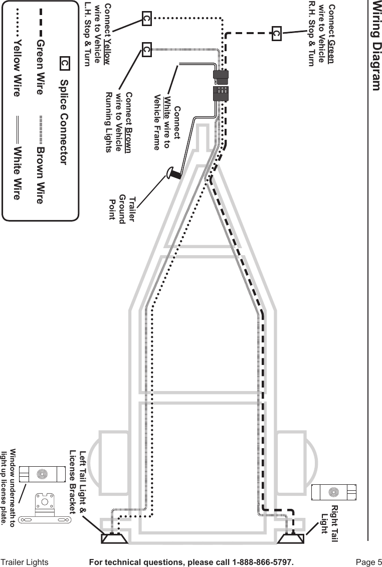 Page 5 of 8 - Harbor-Freight Harbor-Freight-2-Pc-Submersible-Trailer-Lights-Product-Manual-  Harbor-freight-2-pc-submersible-trailer-lights-product-manual