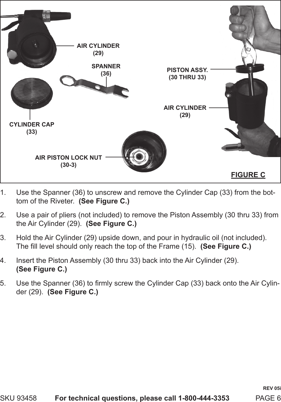 Page 6 of 12 - Harbor-Freight Harbor-Freight-3-16-In-Air-Hydraulic-Riveter-Product-Manual-  Harbor-freight-3-16-in-air-hydraulic-riveter-product-manual