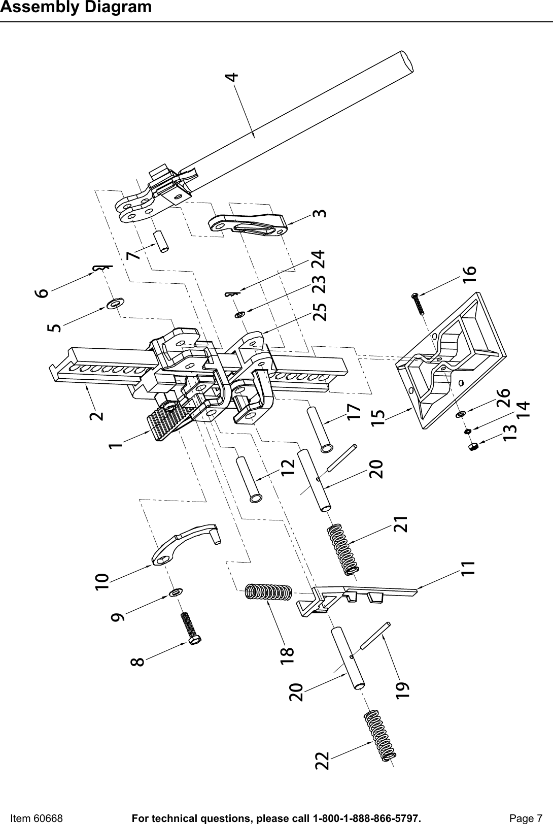 Page 7 of 8 - Harbor-Freight Harbor-Freight-42-In-Off-Road-Farm-Jack-Product-Manual-  Harbor-freight-42-in-off-road-farm-jack-product-manual