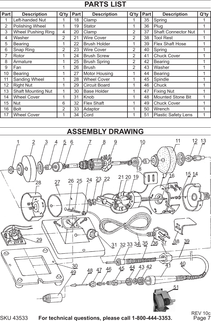 Page 7 of 8 - Harbor-Freight Harbor-Freight-43533-Users-Manual-  Harbor-freight-43533-users-manual