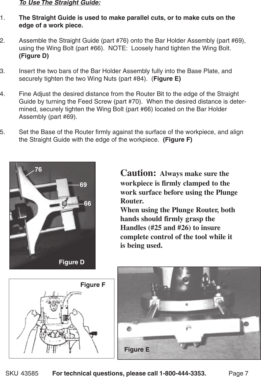 Page 7 of 12 - Harbor-Freight Harbor-Freight-43585-Users-Manual- 43585 Router Manual  Harbor-freight-43585-users-manual