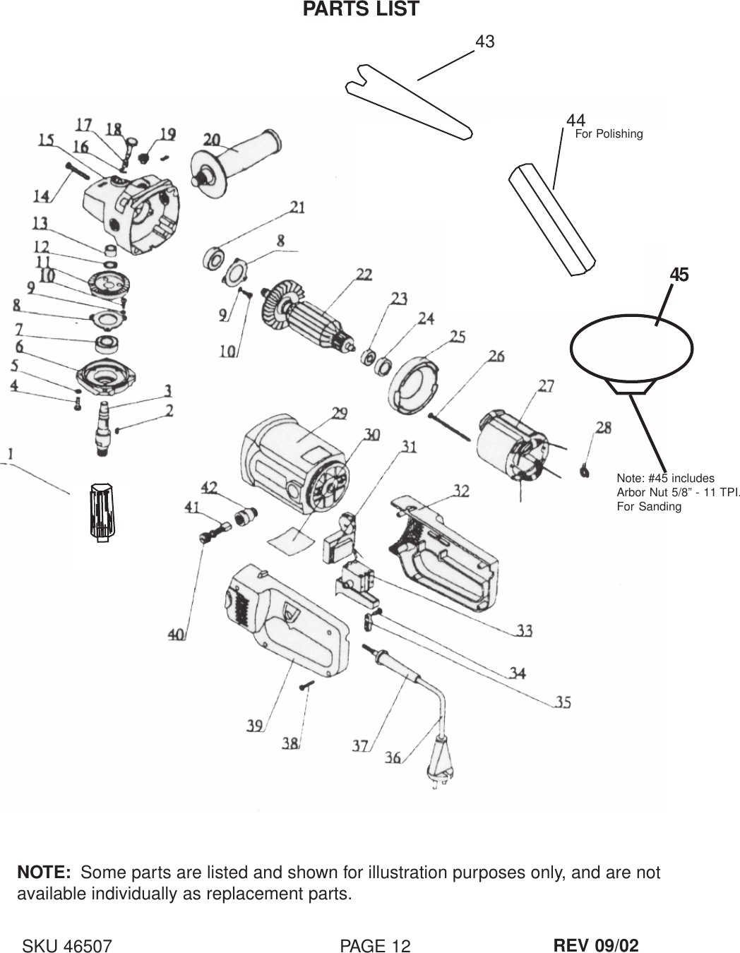 Page 12 of 12 - Harbor-Freight Harbor-Freight-46507-Users-Manual- 46507 Manual  Harbor-freight-46507-users-manual