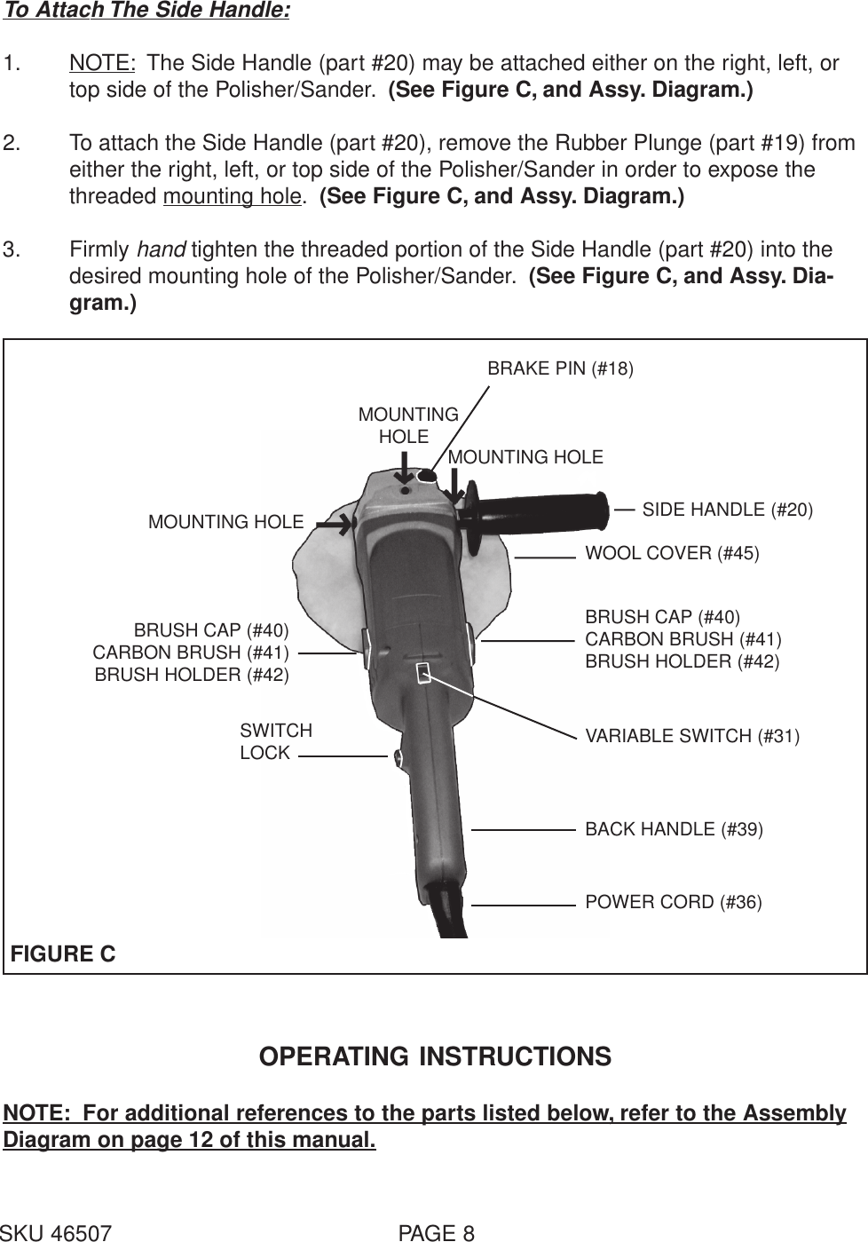 Page 7 of 12 - Harbor-Freight Harbor-Freight-46507-Users-Manual- 46507 Manual  Harbor-freight-46507-users-manual
