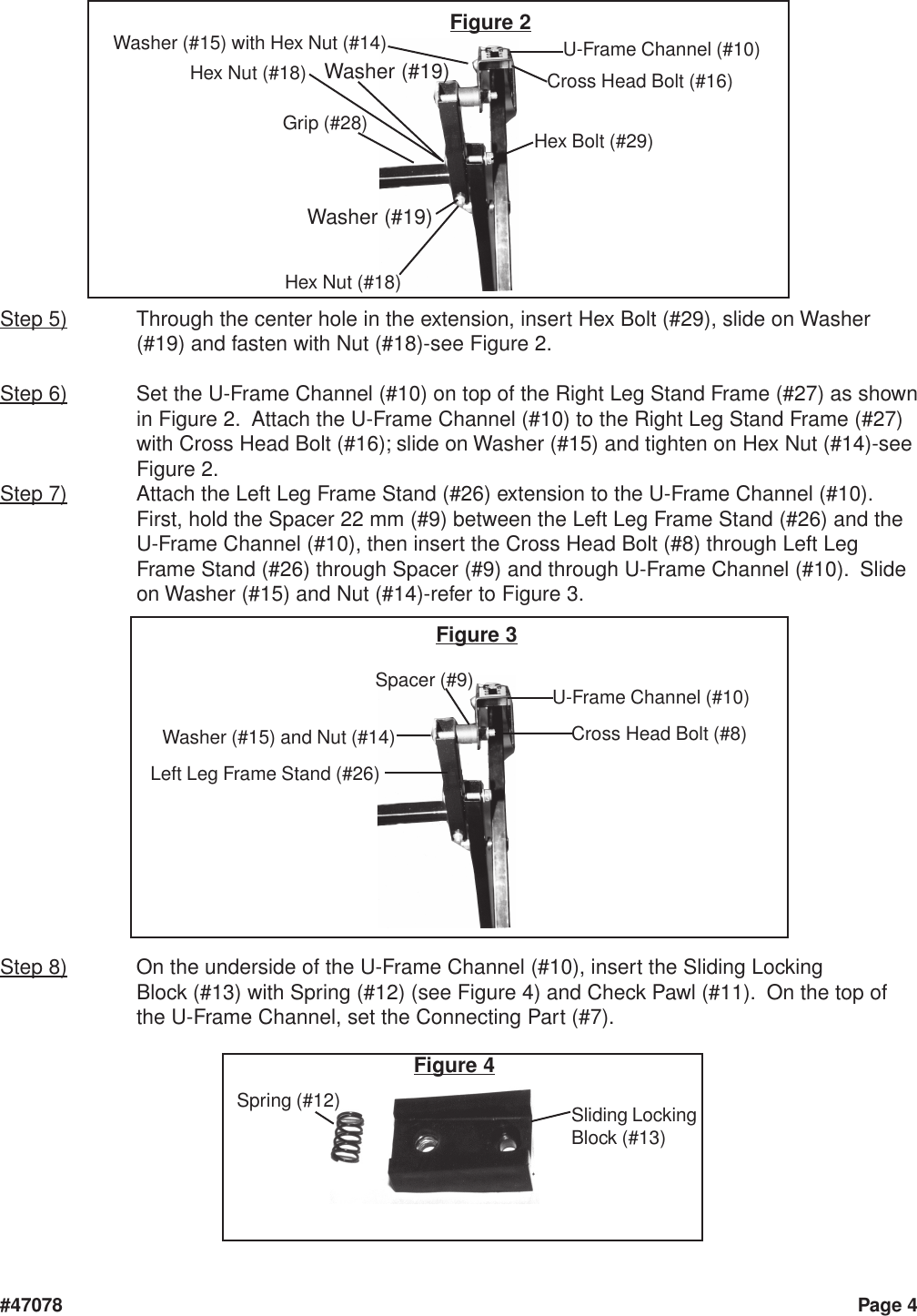 Page 4 of 7 - Harbor-Freight Harbor-Freight-47078-Users-Manual- 47078 Workbench Manual  Harbor-freight-47078-users-manual