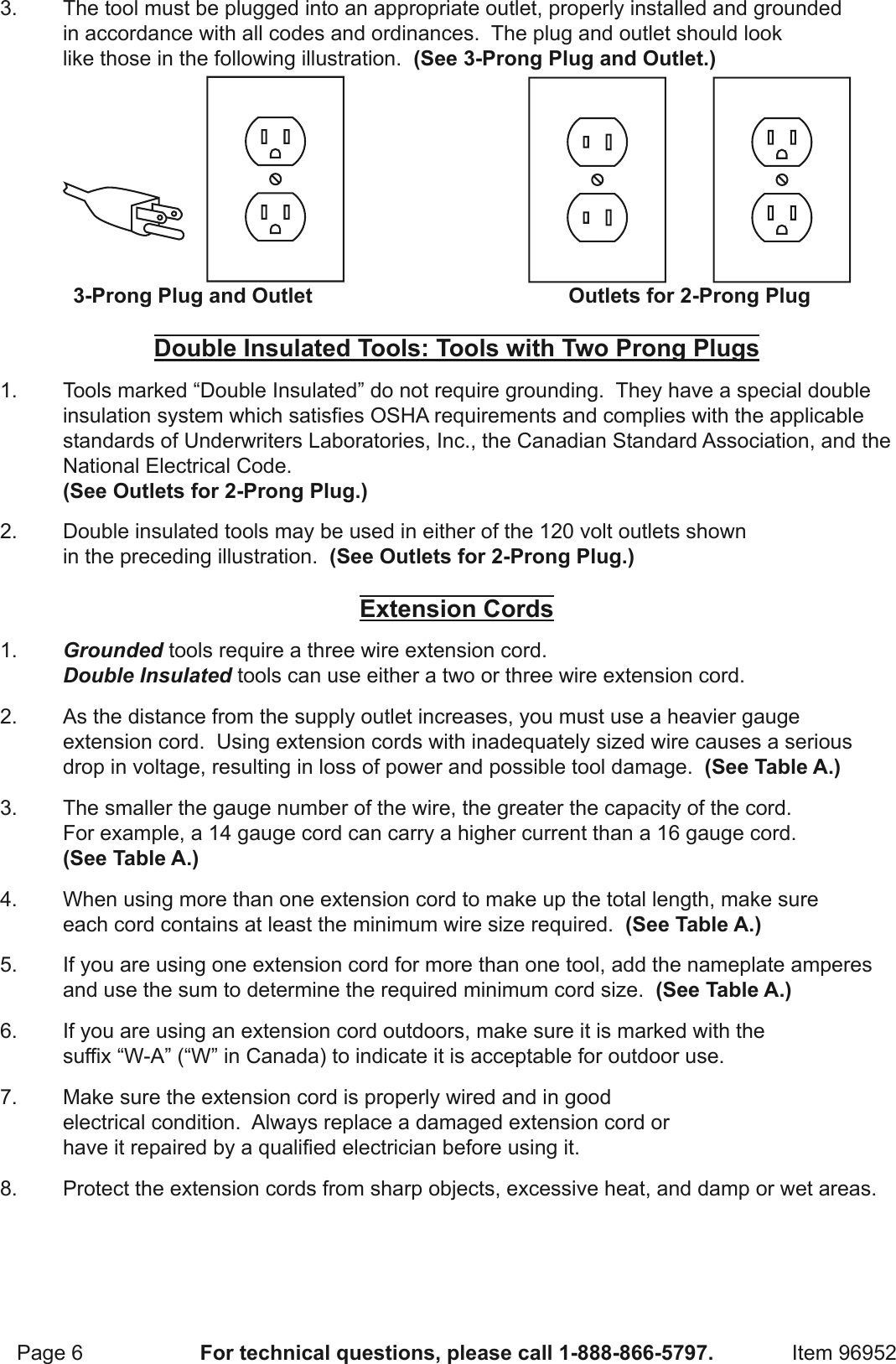 Page 6 of 12 - Harbor-Freight Harbor-Freight-6-5-Gal-Portable-Parts-Washer-With-Pump-Product-Manual-  Harbor-freight-6-5-gal-portable-parts-washer-with-pump-product-manual
