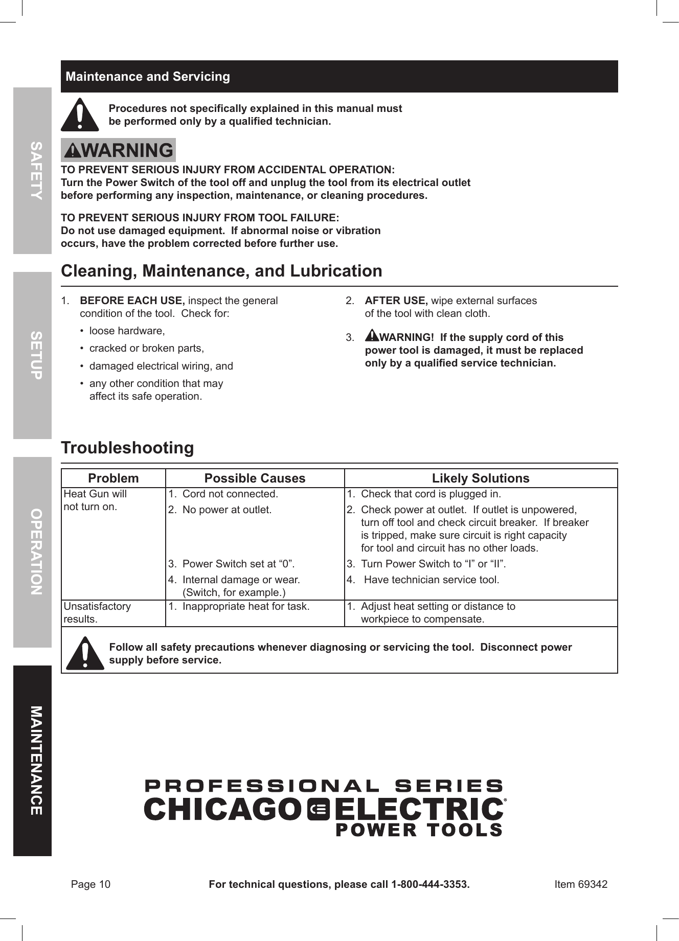 Page 10 of 12 - Harbor-Freight Harbor-Freight-69342-Users-Manual-  Harbor-freight-69342-users-manual