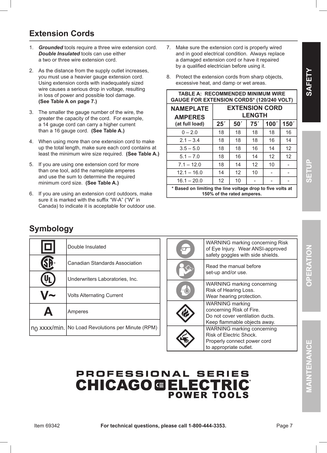 Page 7 of 12 - Harbor-Freight Harbor-Freight-69342-Users-Manual-  Harbor-freight-69342-users-manual