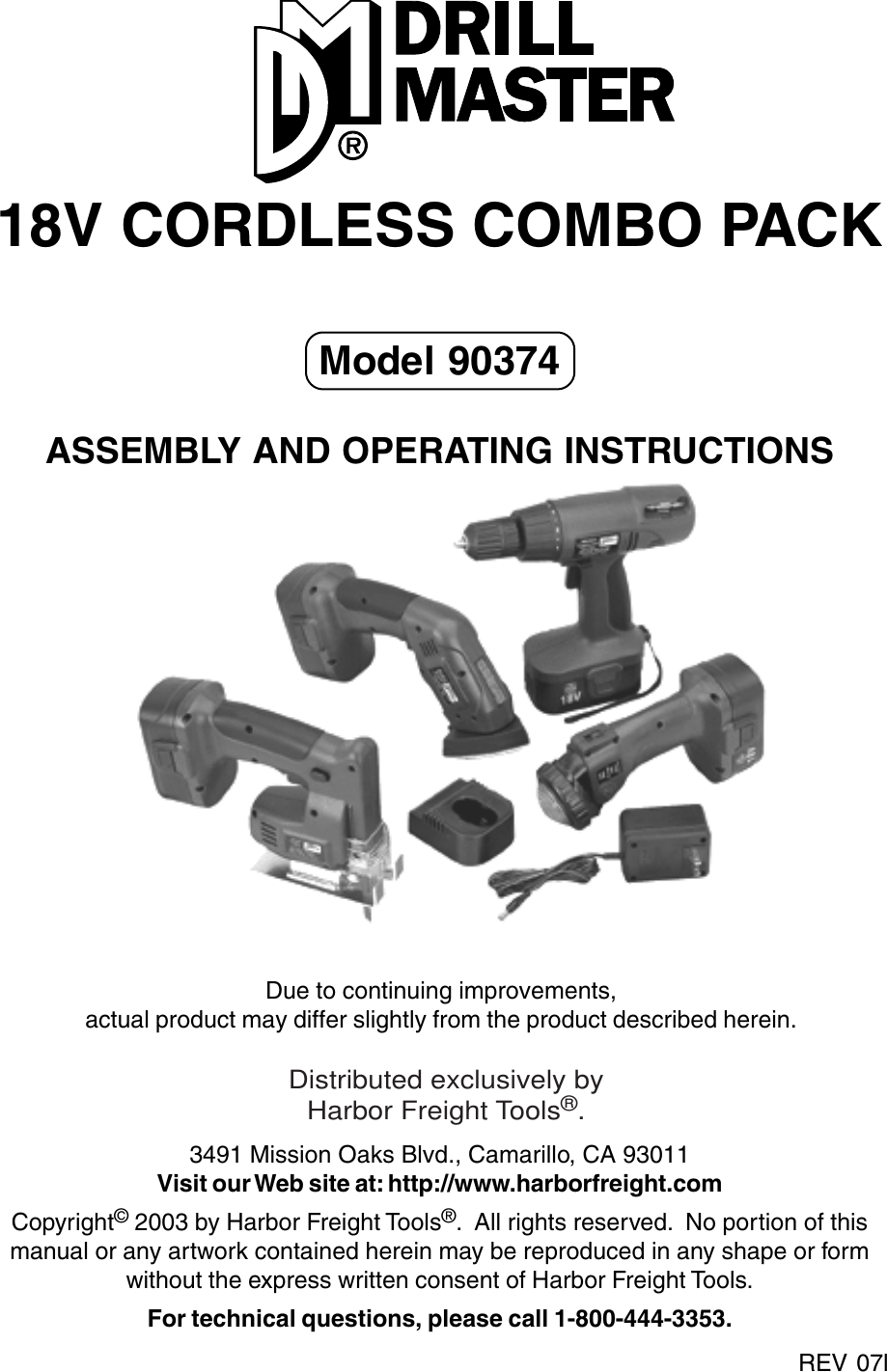 Harbor Freight 90374 Users Manual Manual.pmd