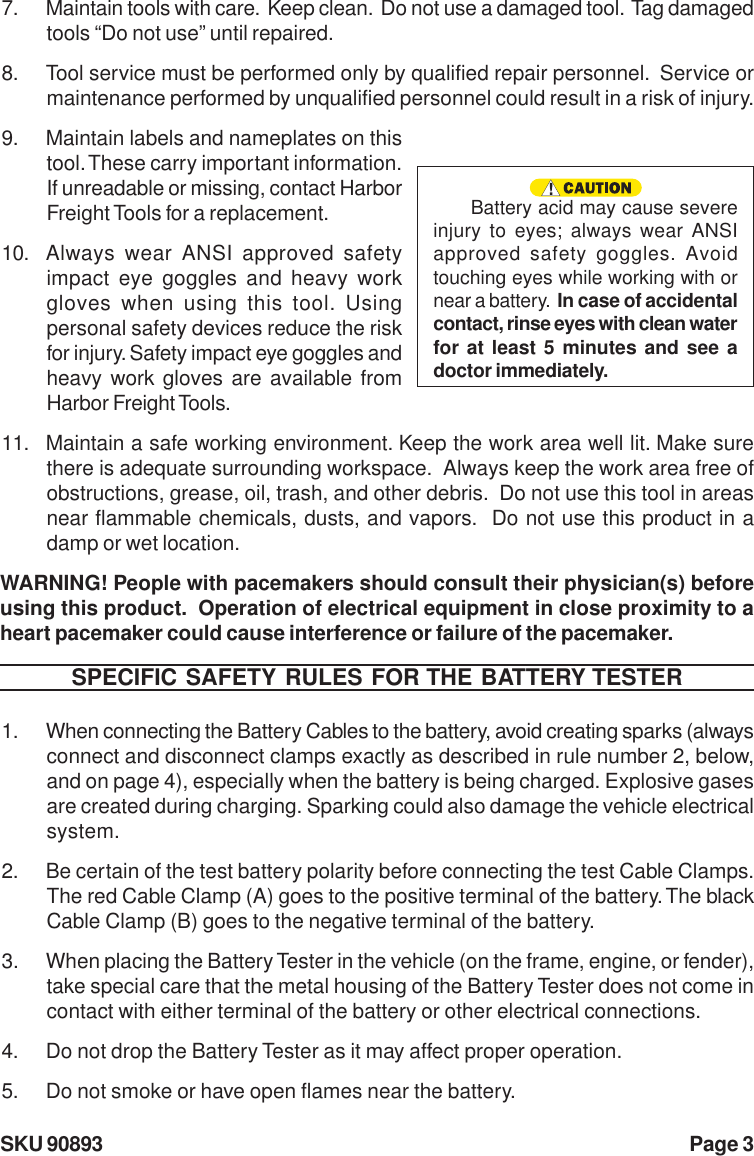 Page 3 of 6 - Harbor-Freight Harbor-Freight-90893-Users-Manual- 90636  Harbor-freight-90893-users-manual