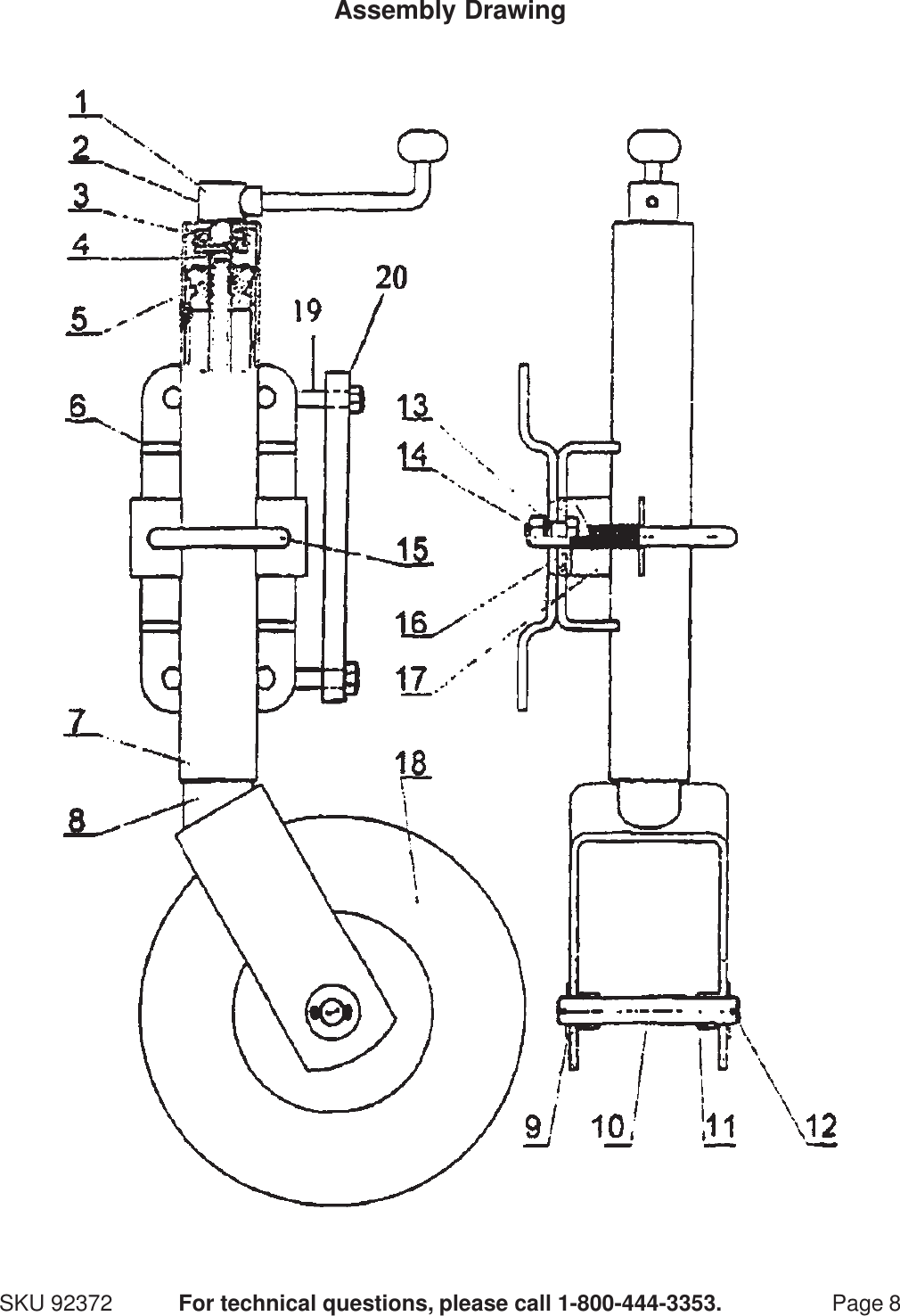 Page 8 of 8 - Harbor-Freight Harbor-Freight-92372-Users-Manual- 92372 Manual  Harbor-freight-92372-users-manual