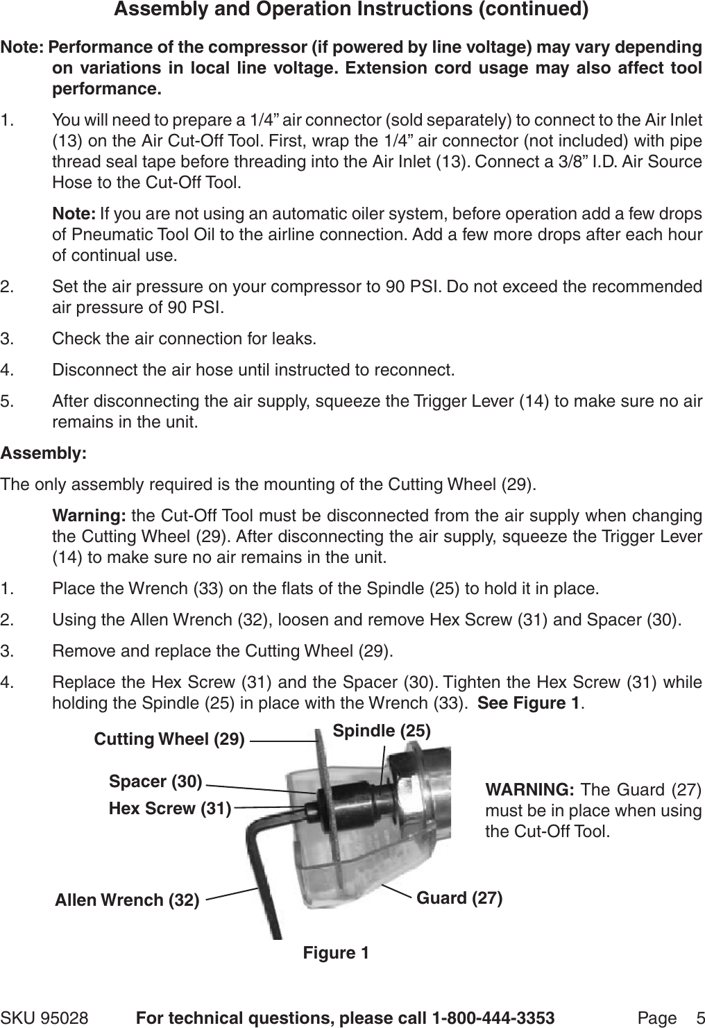 Page 5 of 8 - Harbor-Freight Harbor-Freight-95028-Users-Manual-  Harbor-freight-95028-users-manual