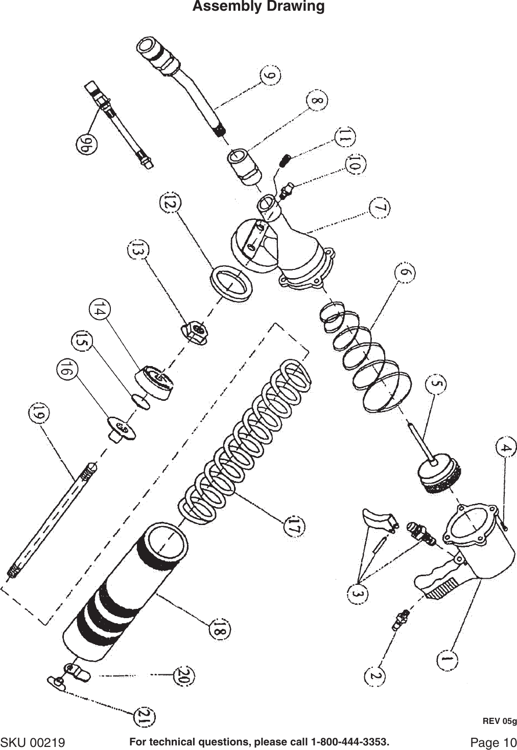 Page 10 of 11 - Harbor-Freight Harbor-Freight-Air-Grease-Gun-With-6-In-Extension-Product-Manual-  Harbor-freight-air-grease-gun-with-6-in-extension-product-manual