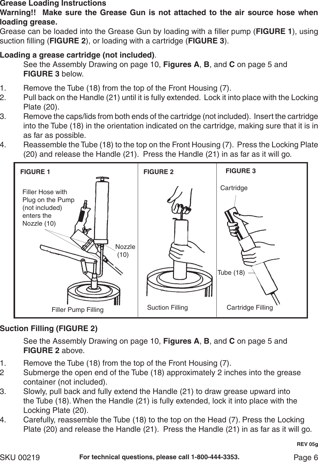 Page 6 of 11 - Harbor-Freight Harbor-Freight-Air-Grease-Gun-With-6-In-Extension-Product-Manual-  Harbor-freight-air-grease-gun-with-6-in-extension-product-manual