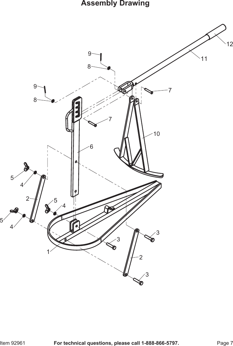 Page 7 of 8 - Harbor-Freight Harbor-Freight-Bead-Breaker-Product-Manual-  Harbor-freight-bead-breaker-product-manual