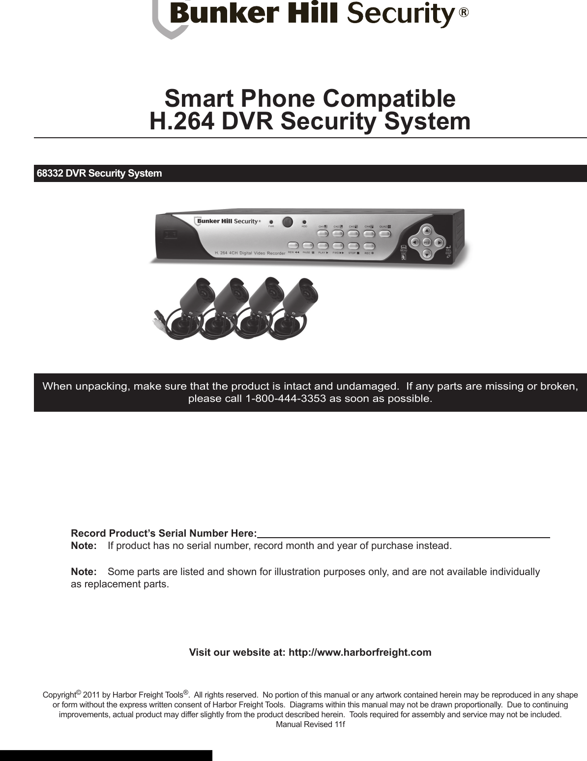 connect bunker hill security dvr to tv