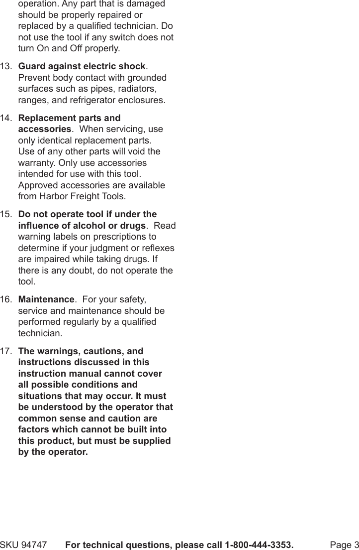 Page 3 of 8 - Harbor-Freight Harbor-Freight-Led-Solar-Security-Light-Product-Manual-  Harbor-freight-led-solar-security-light-product-manual