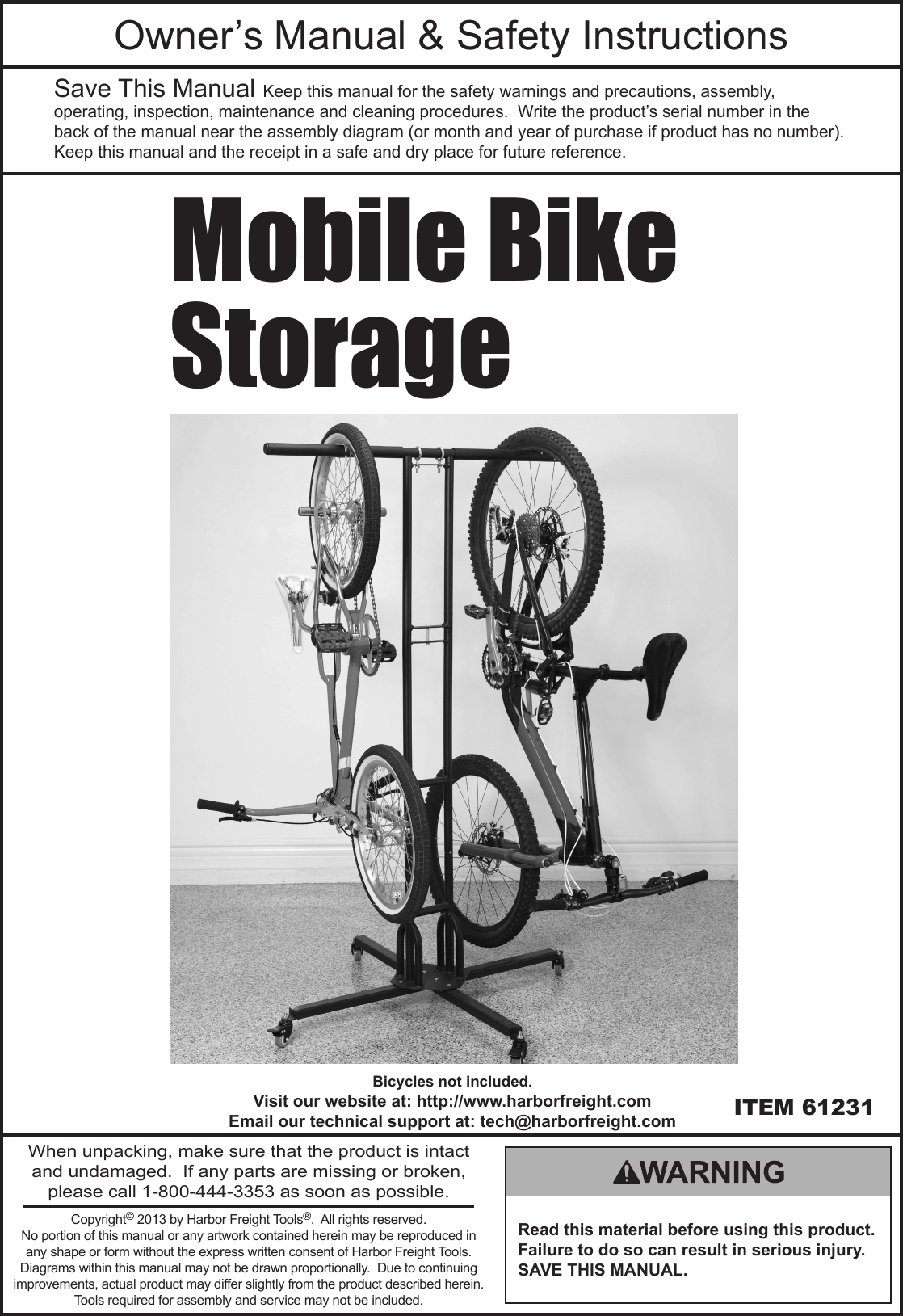 mobile bike storage
