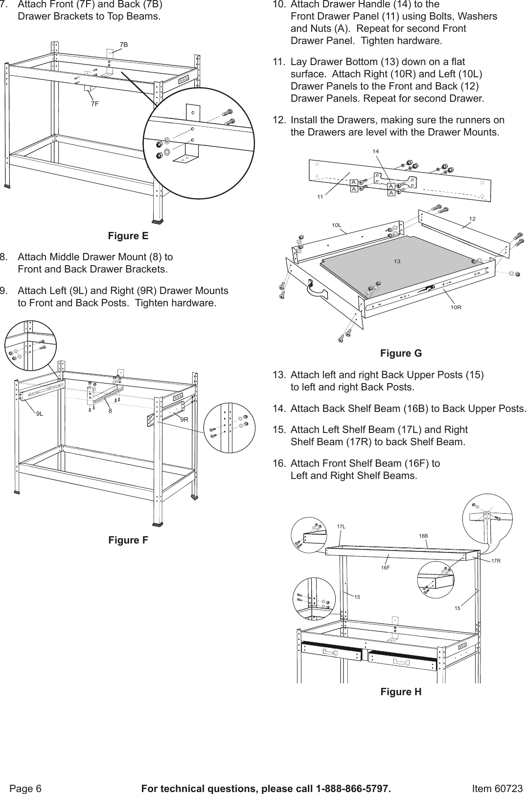 Page 6 of 12 - Harbor-Freight Harbor-Freight-Multipurpose-Workbench-With-Light-Product-Manual-  Harbor-freight-multipurpose-workbench-with-light-product-manual