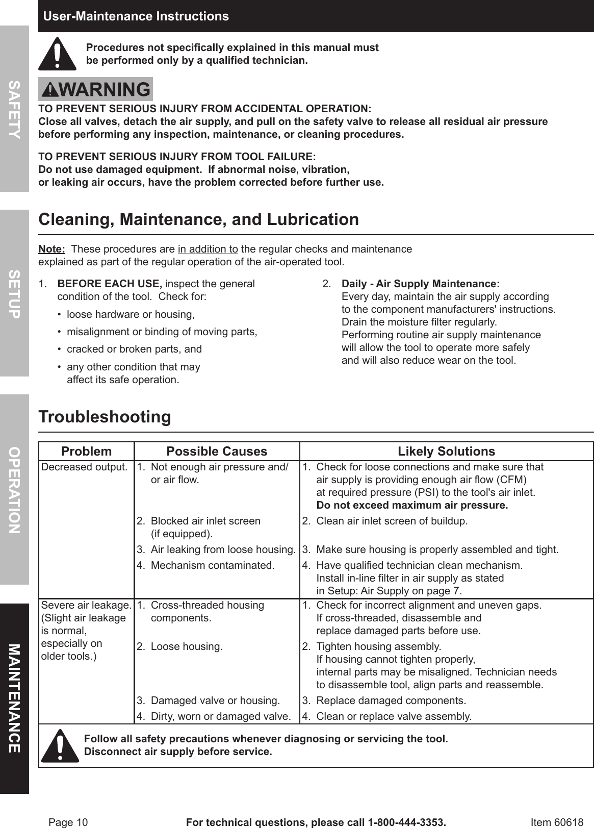 Harbor Freight Soda Blast Conversion Kit Product Manual